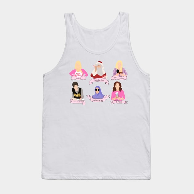 Mean Girls Quotes Tank Top by rachaelthegreat